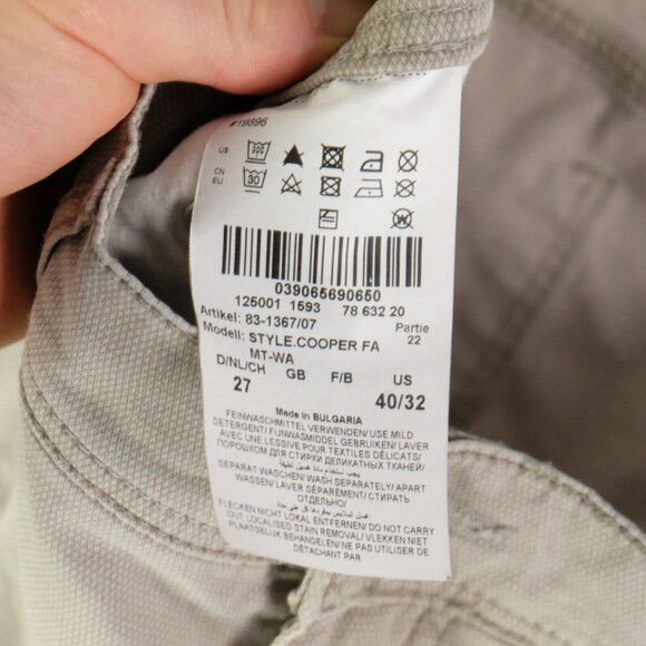 Brax Jeans Mens 38X30 Gray Cooper Fancy Regular Straight Leg Lightweight Stretch - Picture 11 of 12